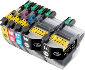 Compatible with Brother LC3219, LC-3219, Printer Cartridges Multipack Set 5x CMYBK