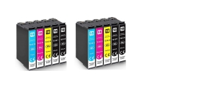 Ink compatible with Epson 18 18XL Value pack CMYK 10pcs